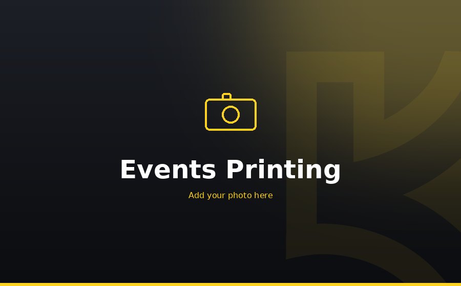 Event branding and setup Kigali Rwanda