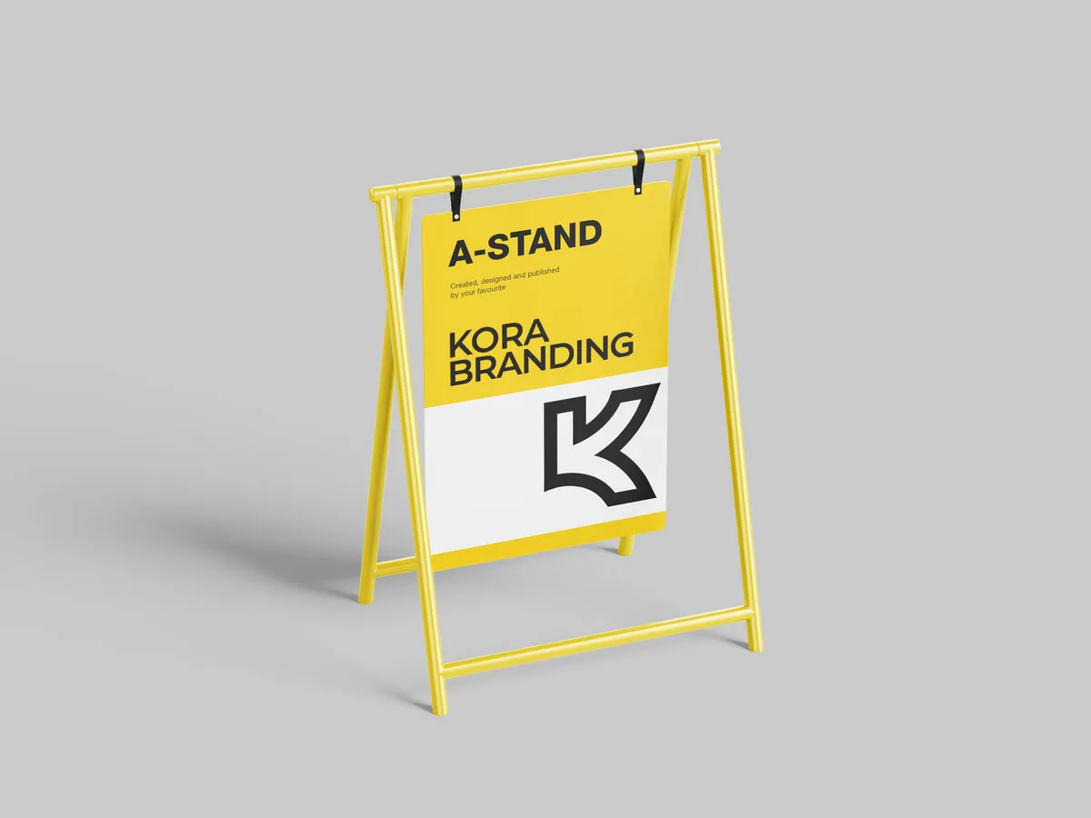 A-Frames & Pavement Signs - Signalétique de trottoir portable.