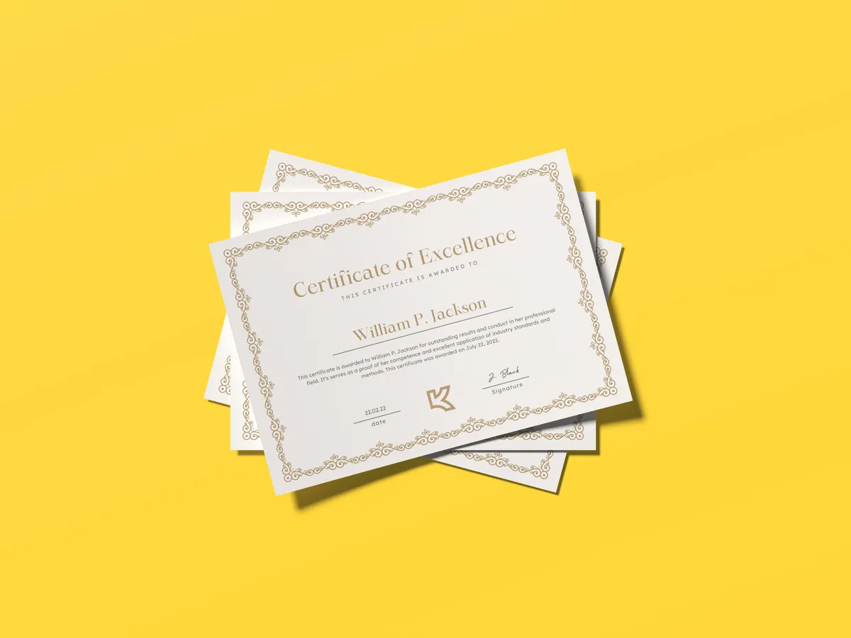 Certificates & Diplomas - Award & completion certificates.