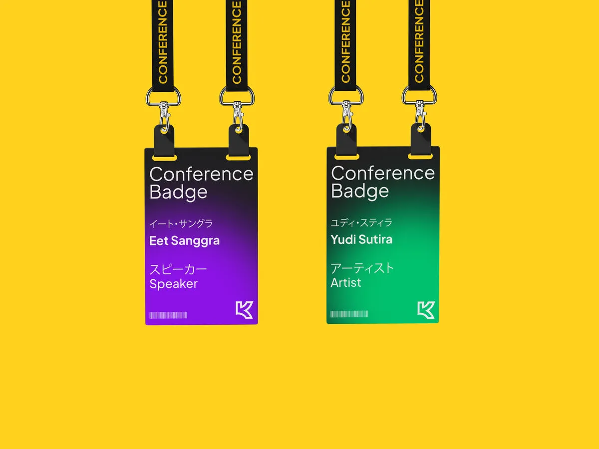 Delegate Packs & Badges - Attendee kits & badges.