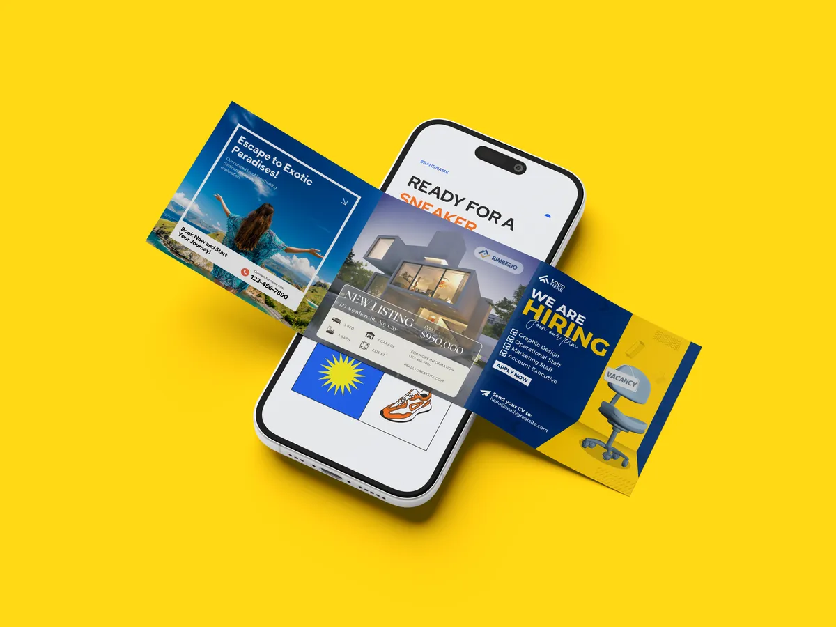 Digital ads design for social media