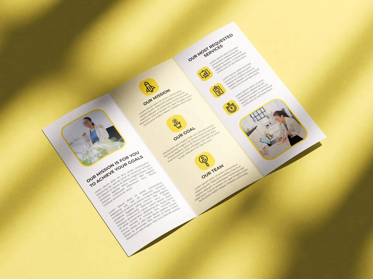 Folded Leaflets - Multi-fold leaflets for info & menus.