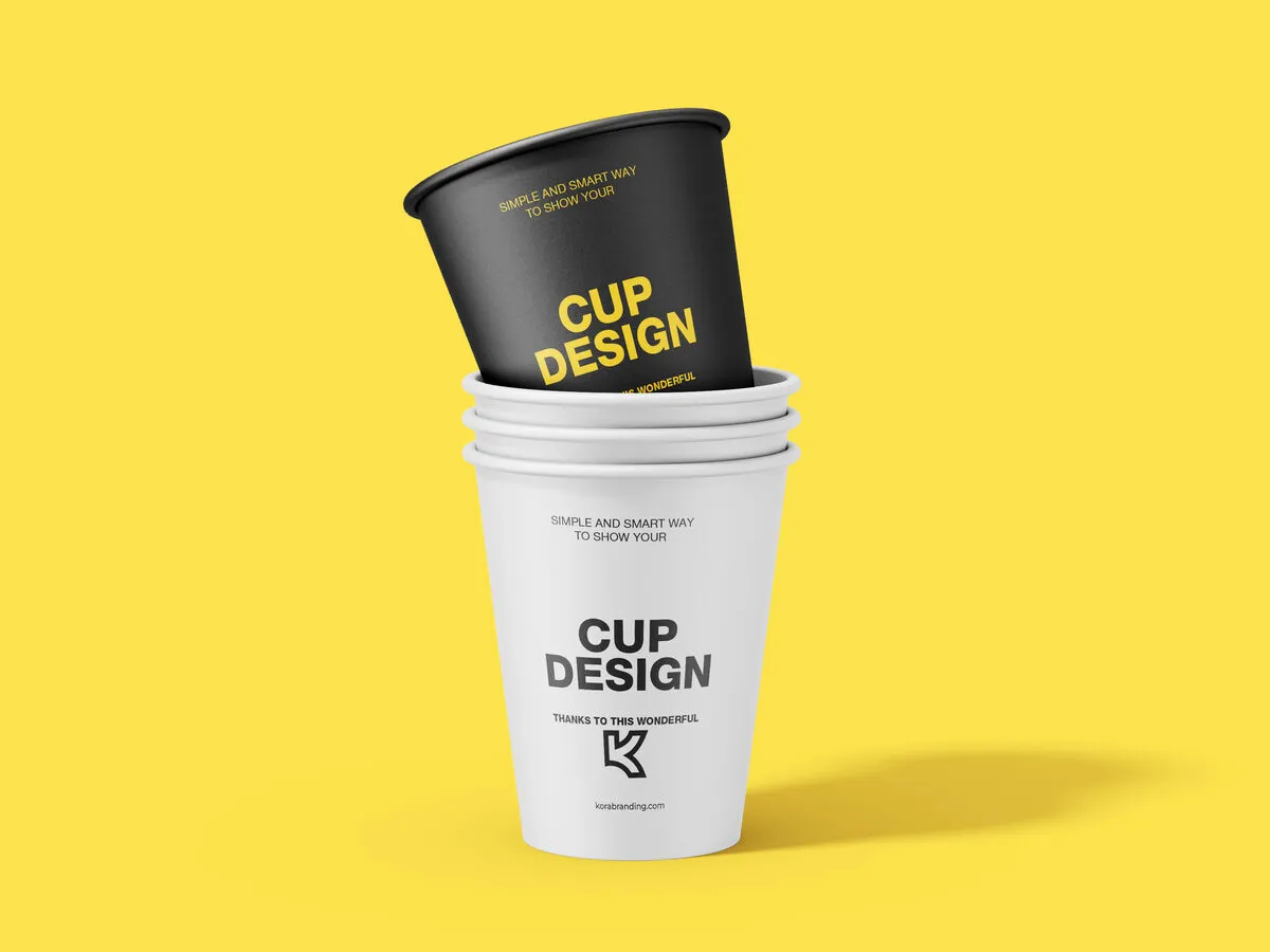 Branded Paper Cups - Custom printed paper cups.