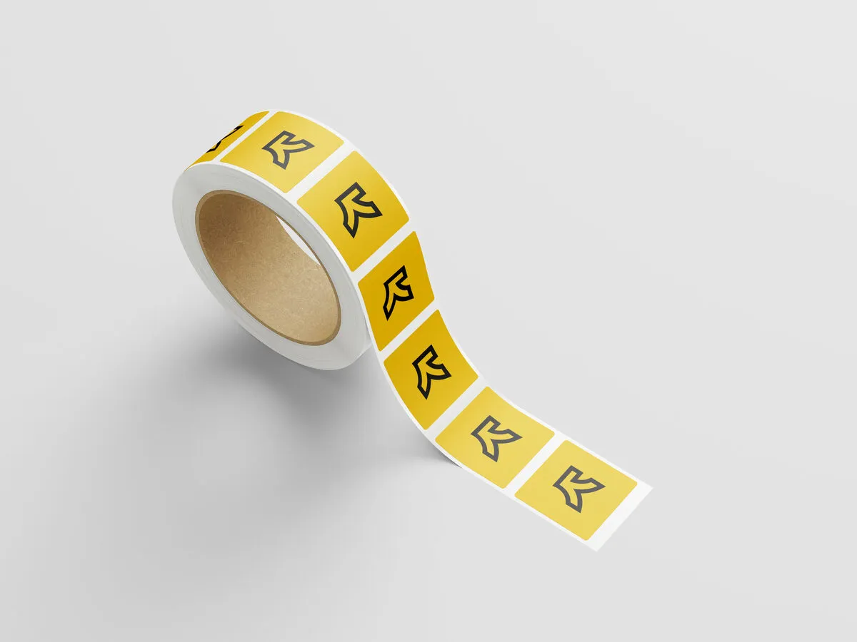 Roll Labels - Étiquettes fournies en rouleau.