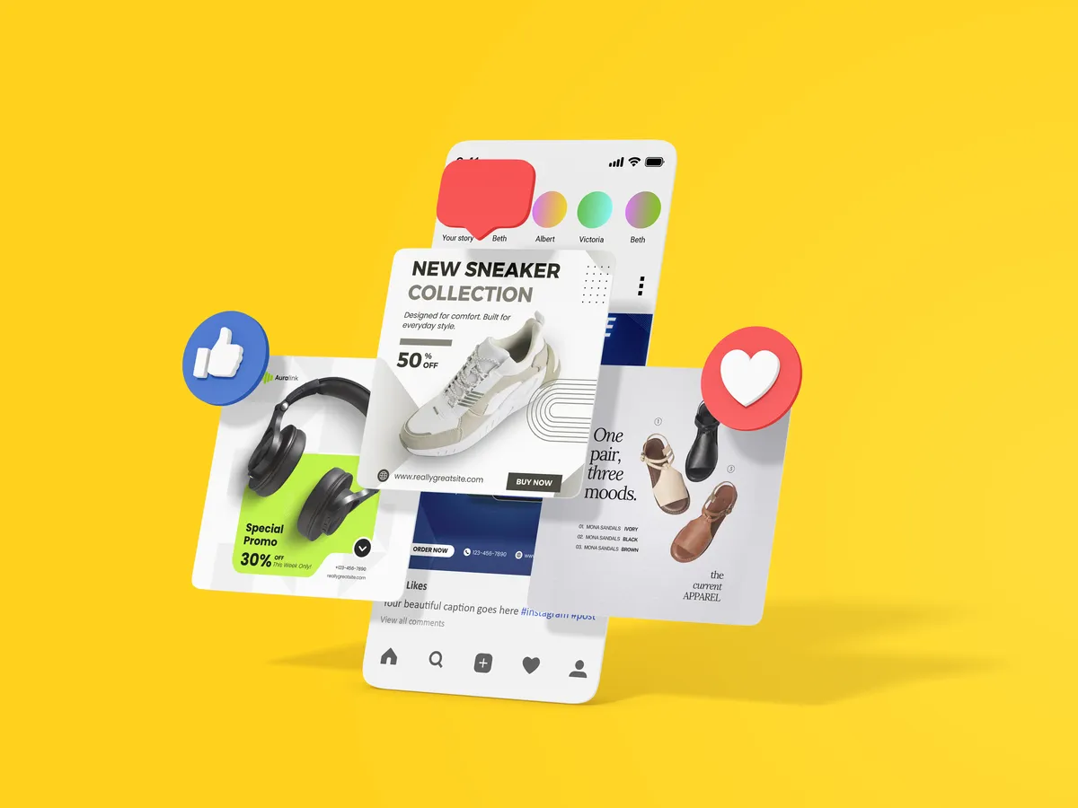 Social Media Graphics - Posts, stories & ads.