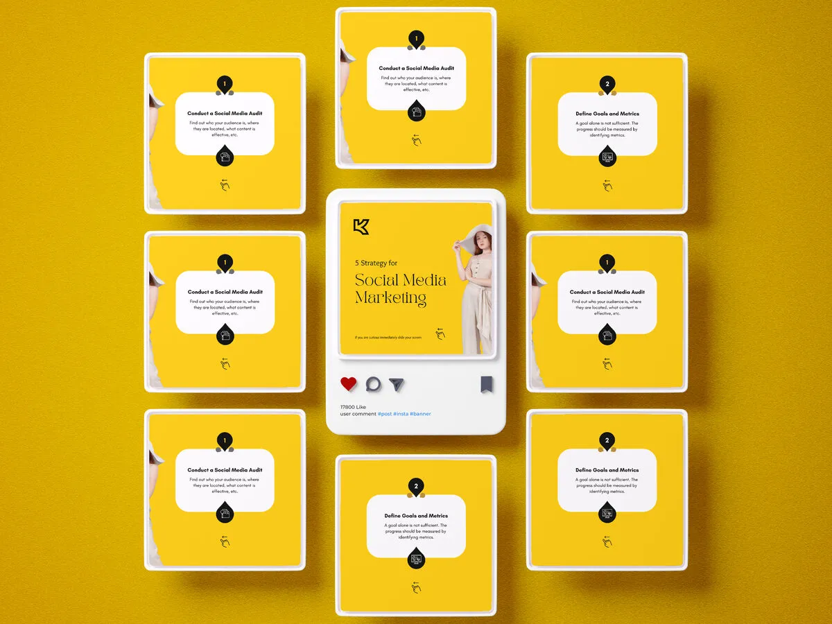 Social Media Kit - Templates & visuels de posts.