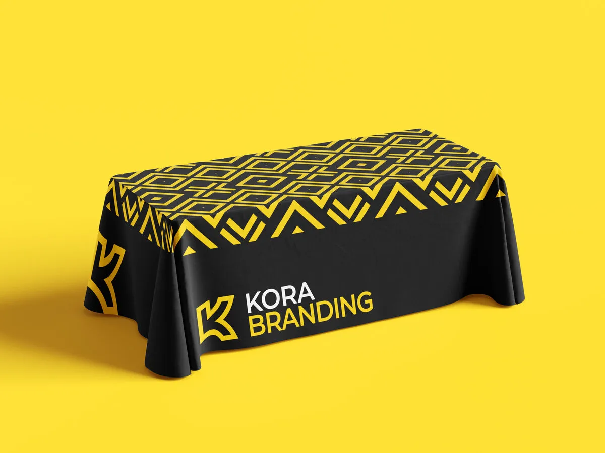Custom Table Covers & Cloths - Branded event tablecloths.